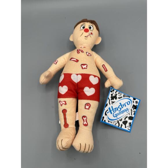 Hasbro Gaming Operation Plush Doll Cavity Sam ~ 7.5” Stuffed Toy 2024 NWT - Picture 1 of 3